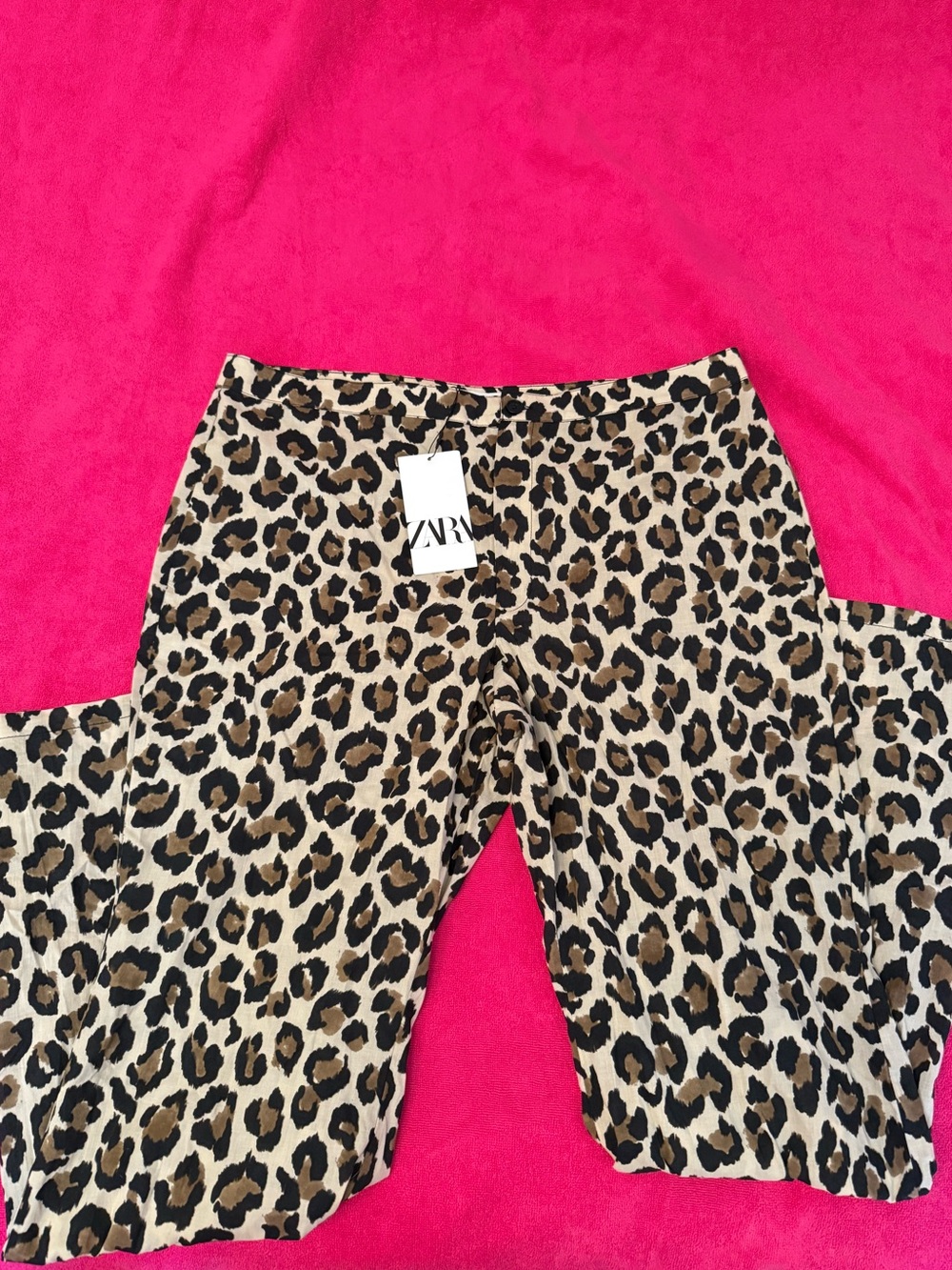 Size XXL | Zara | 100% Cotton Animal Print Pants